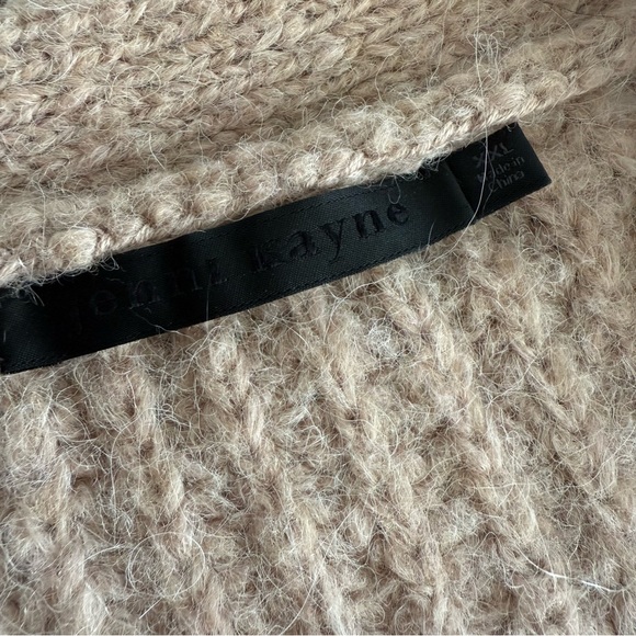 Jenni Kayne Alpaca Cocoon Cardigan Sweater Size XXL Cream - Picture 5 of 8